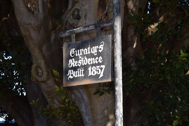 Curators Cottage Sign