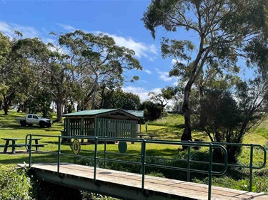 Bridge and undercover area