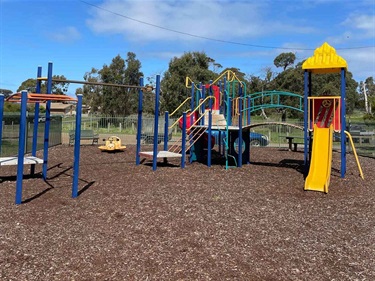 Playground with monkey bars