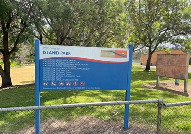 What is at Island Park?