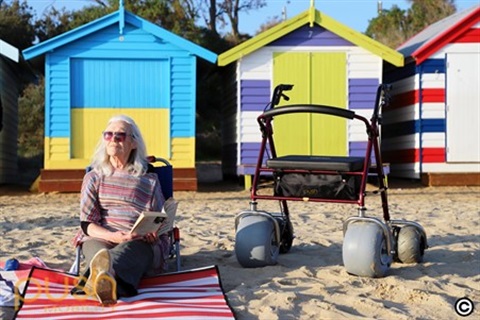 beach rollator