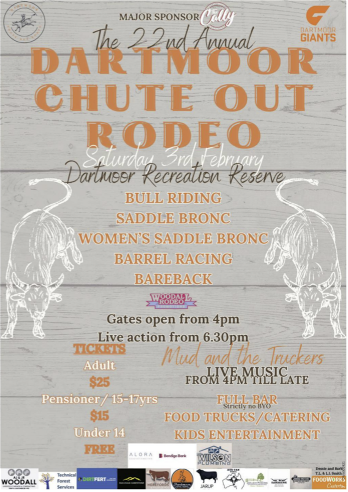 22 Annual Dartmoor Chute Out Rodeo