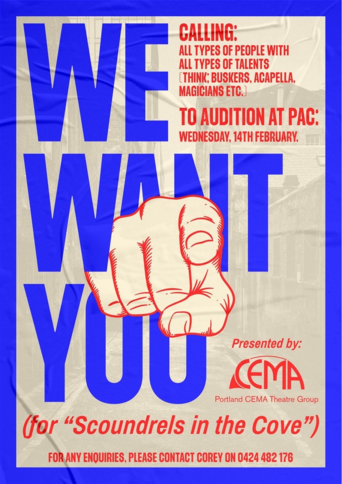 CEMA Audition Poster