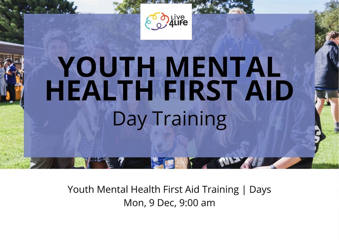 Dec 2024 Youth Mental Health Eventbrite training day