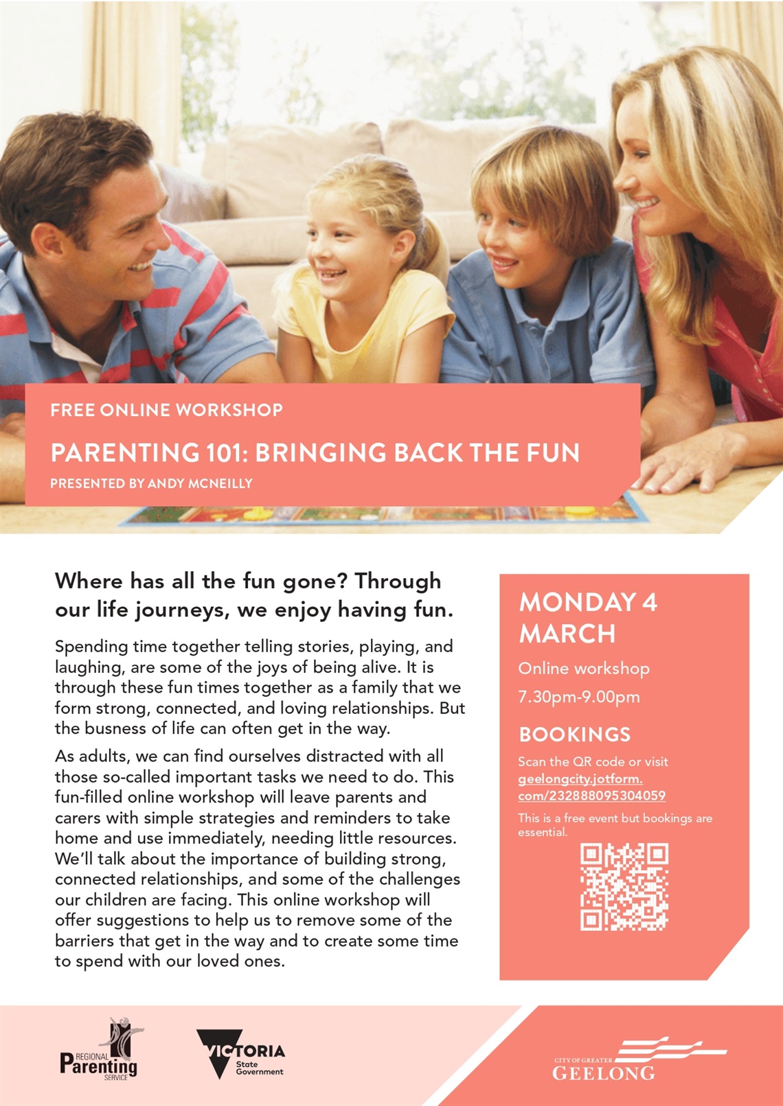 Parenting 101 Flyer