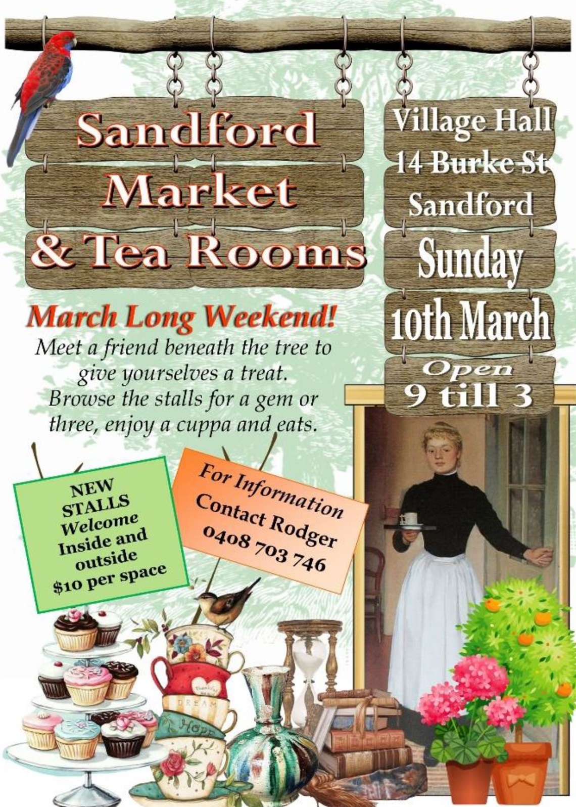 Sandford Market & Tea Rooms Flyer