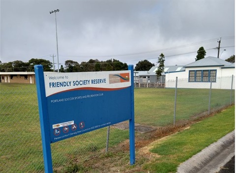 sign at entry