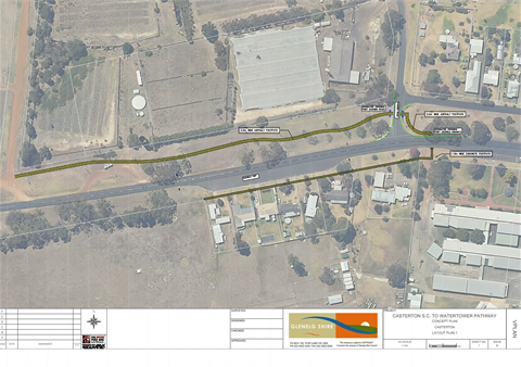 Casterton Secondary College to Watertower Pathway.png