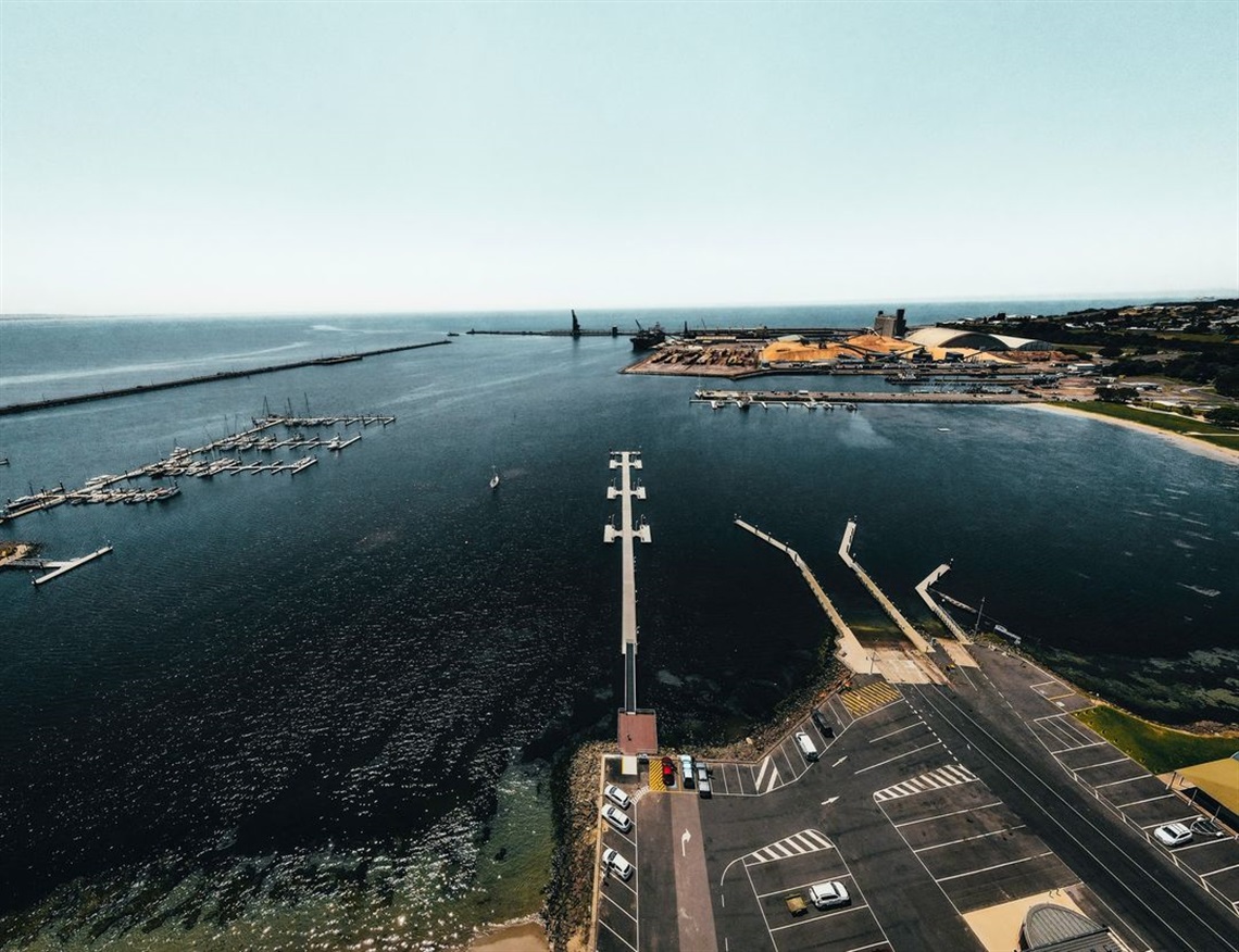 Foreshore connecting paths works