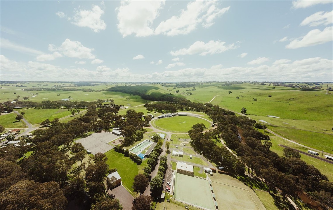 Island Park drone image