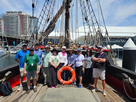 Agostina Hawkins fifth from left at MMAPSS course.jpg