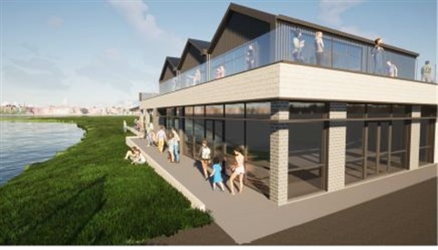 northeast view of Portland Foreshore Community Pavilion.JPG