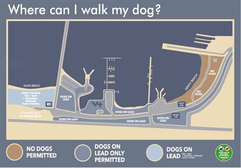 Portland Foreshore dog on lead map.JPG