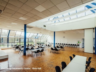 Fawthrop Community Centre main hall