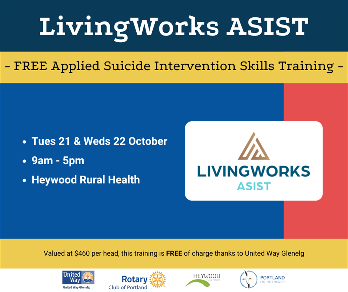 ASIST (Applied Suicide Intervention Skills Training) | Glenelg Shire ...